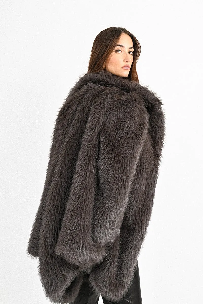 FAUX FUR COAT