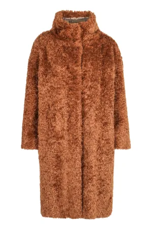 Faux fur coat