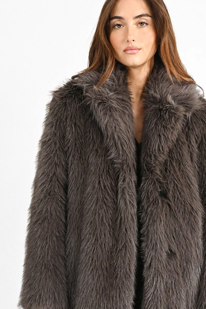 FAUX FUR COAT