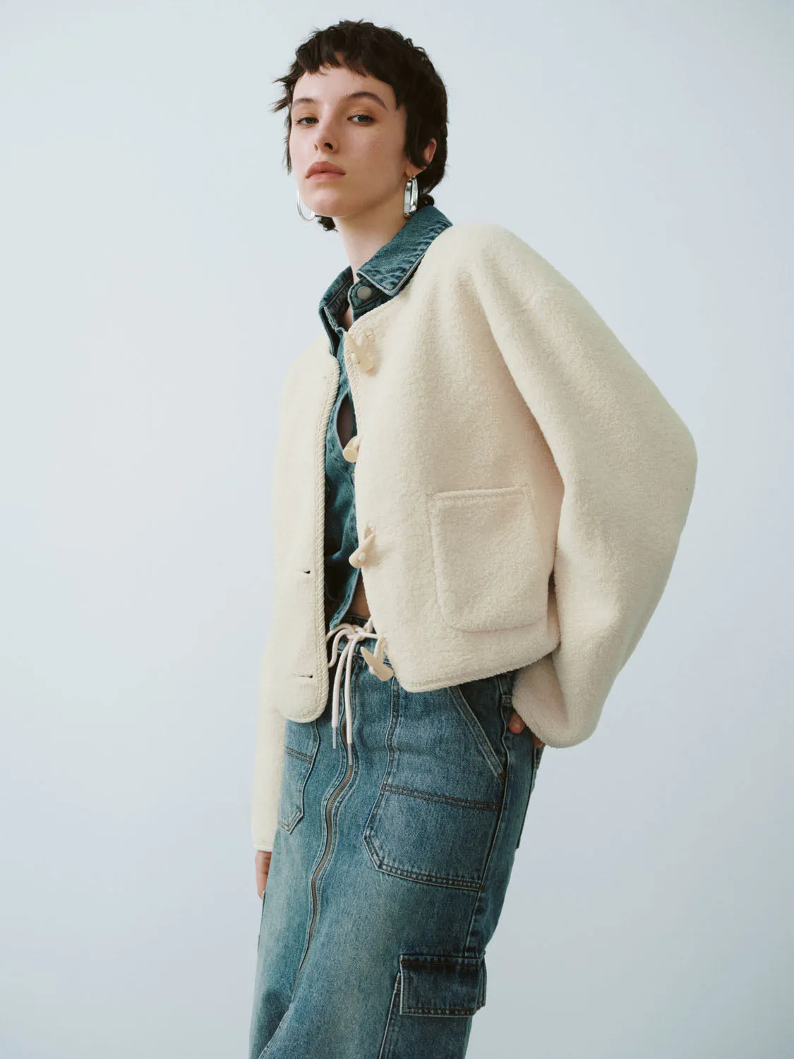 Faux Fur Toggle Jackets