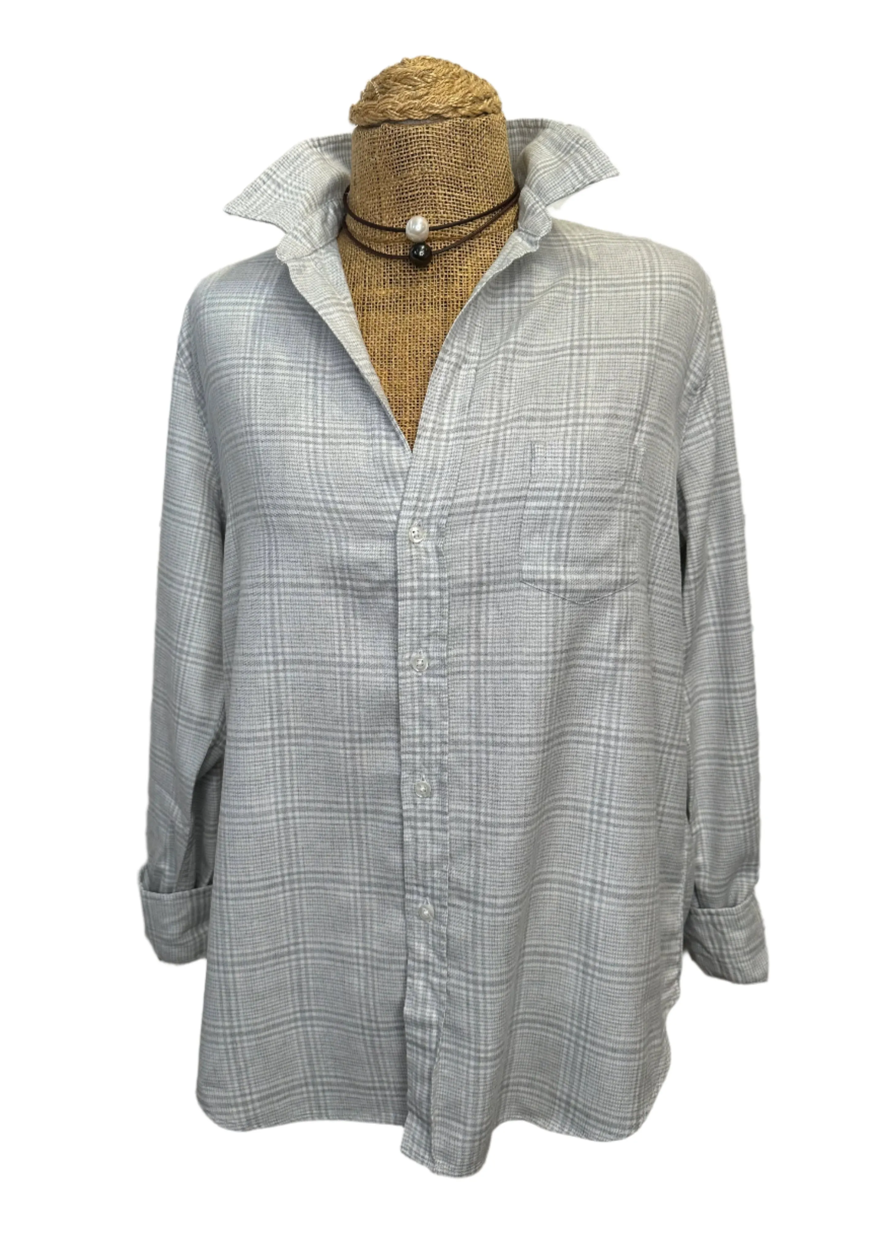 FE - Eileen | Gray White Plaid