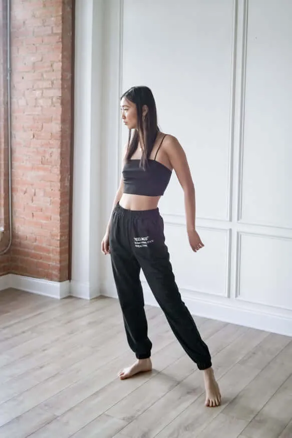 Feelings Print Sweatpants