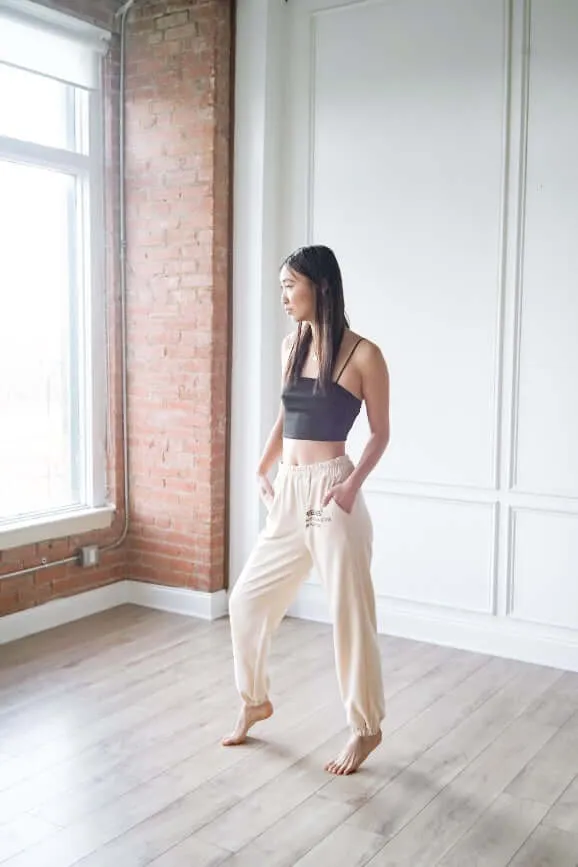 Feelings Print Sweatpants