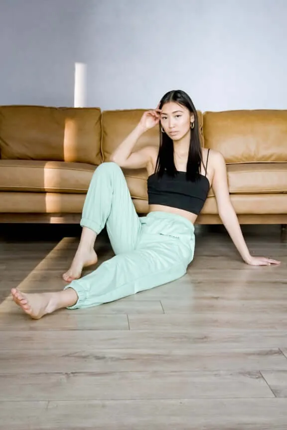 Feelings Print Sweatpants