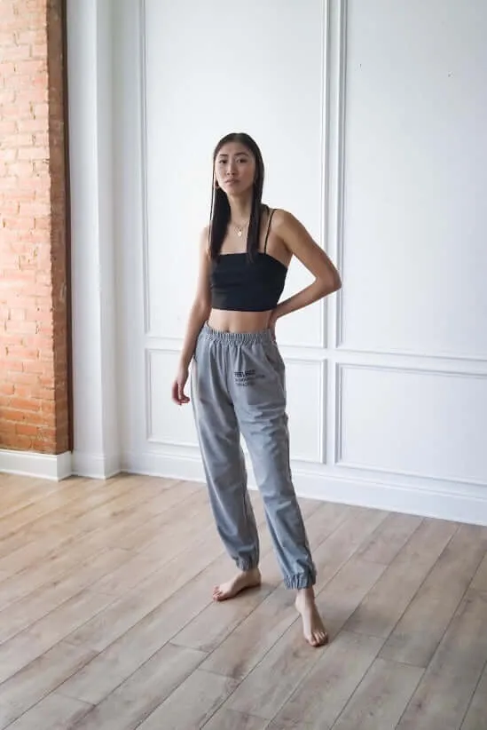 Feelings Print Sweatpants