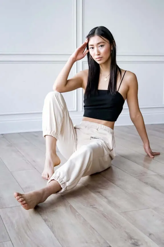 Feelings Print Sweatpants