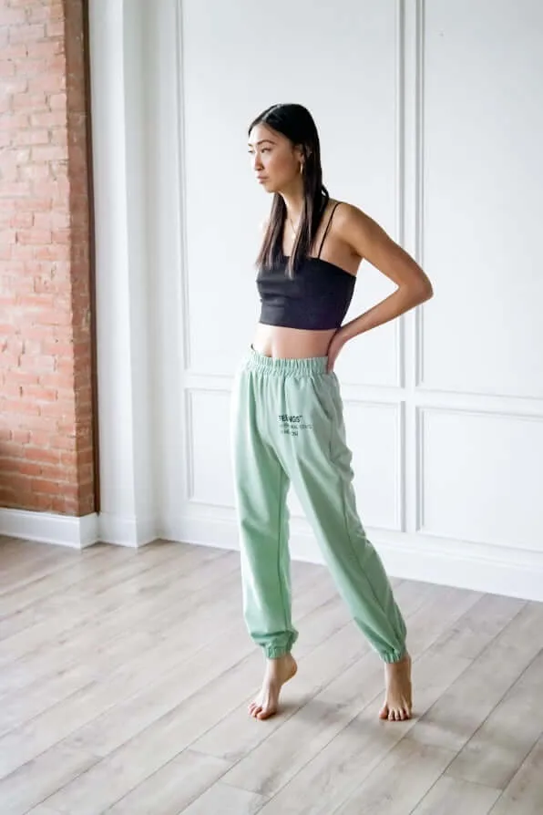 Feelings Print Sweatpants