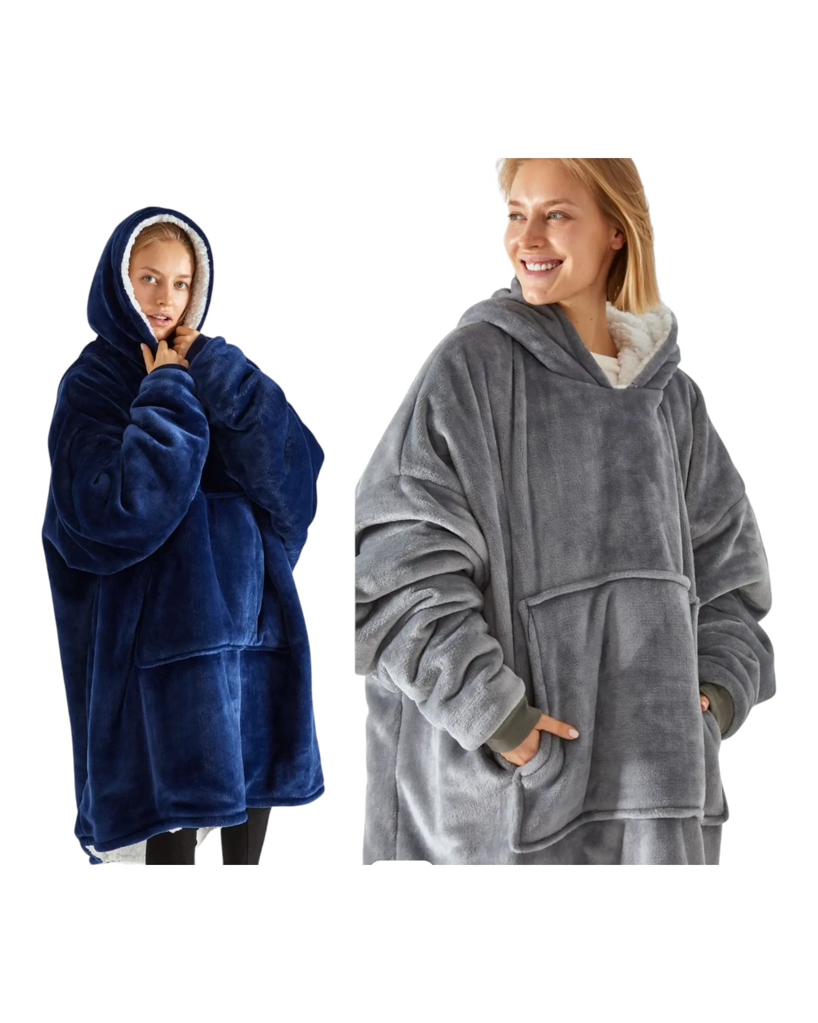 Fluffy Plush Blanket Oodie