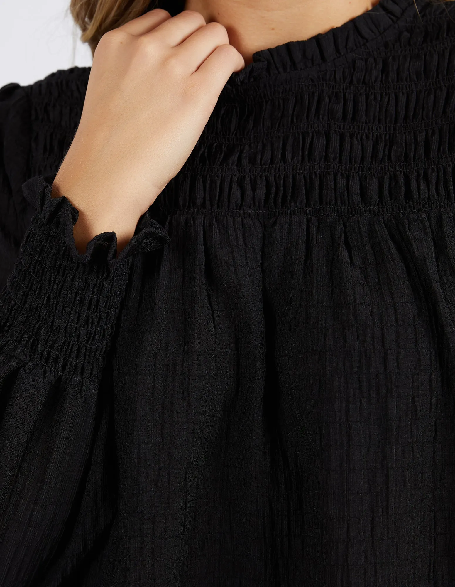 Foxwood Helena Check Top