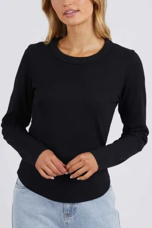 Foxwood Scoop Long Sleeve Rib