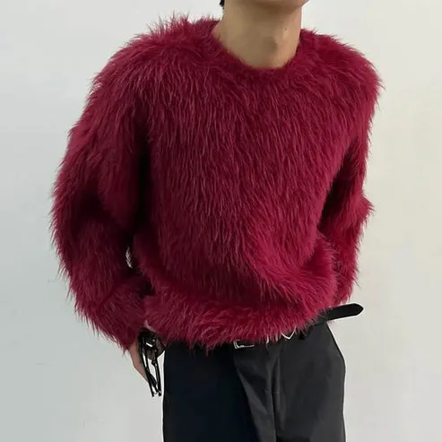 Frank - luxury plain sweater with long sleeves