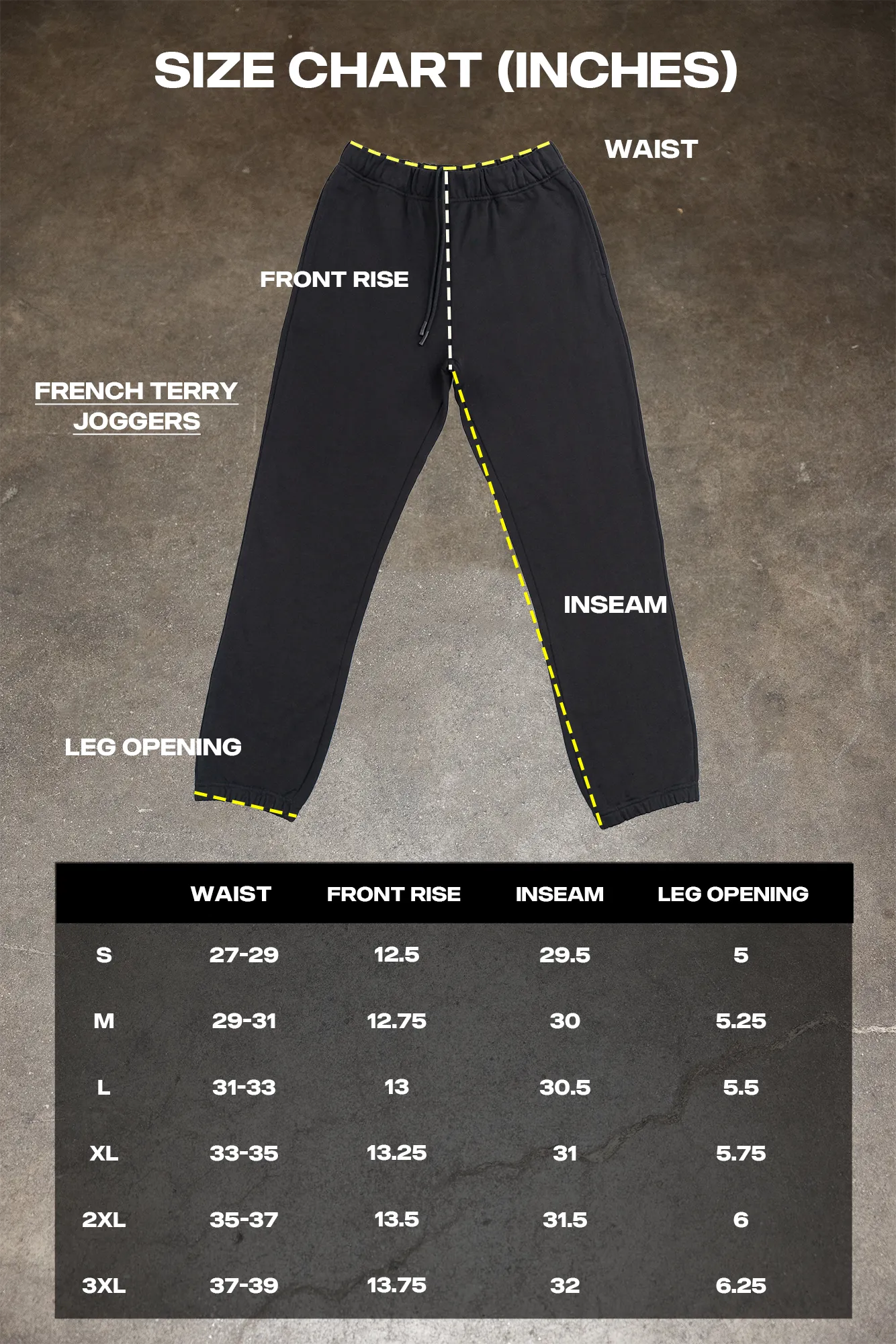 French Terry Joggers - Baby Blue