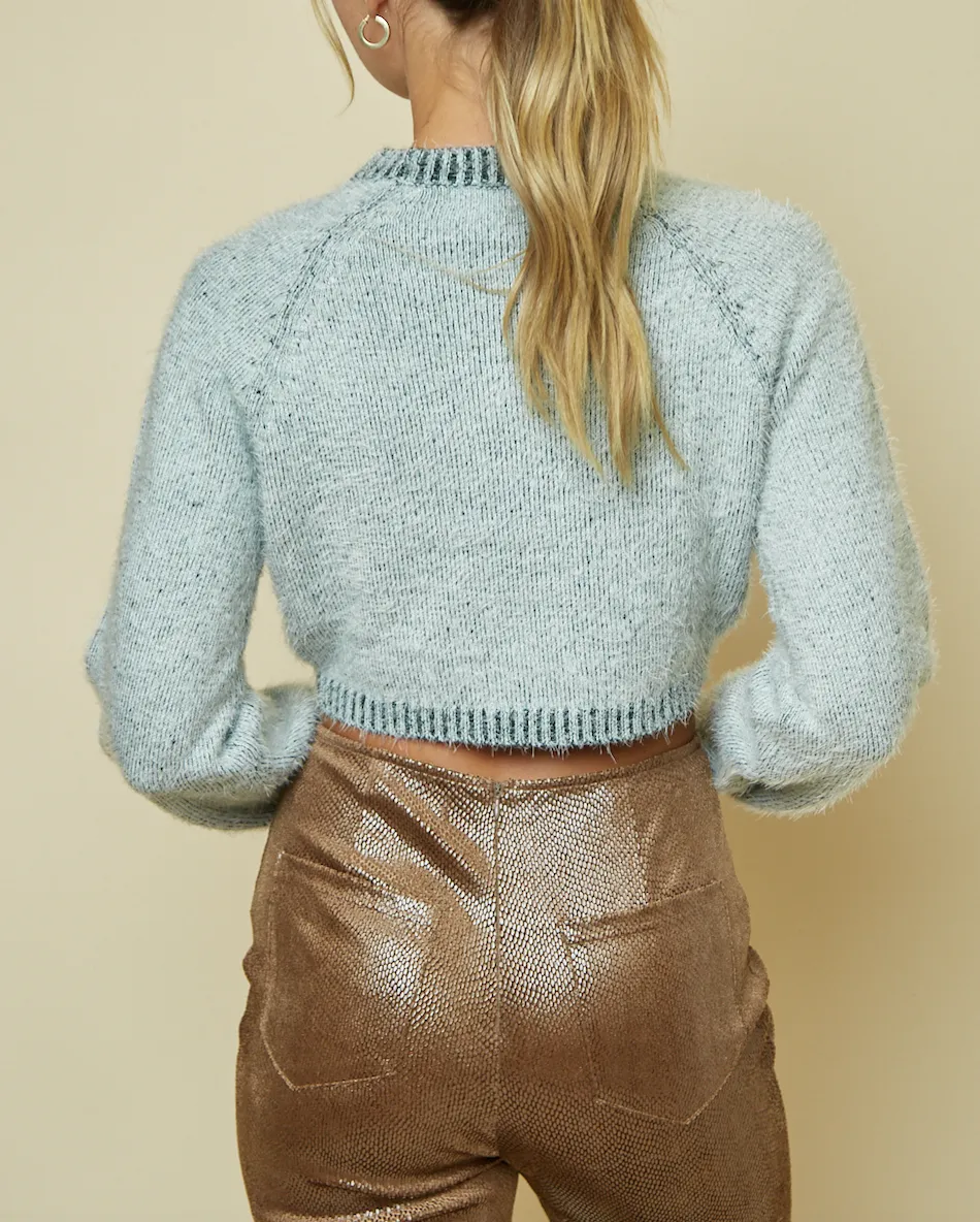Fuzzy Furry Turtleneck Sweater
