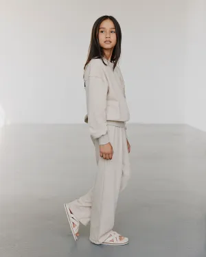GABBISY SWEATPANTS - Beige Melange