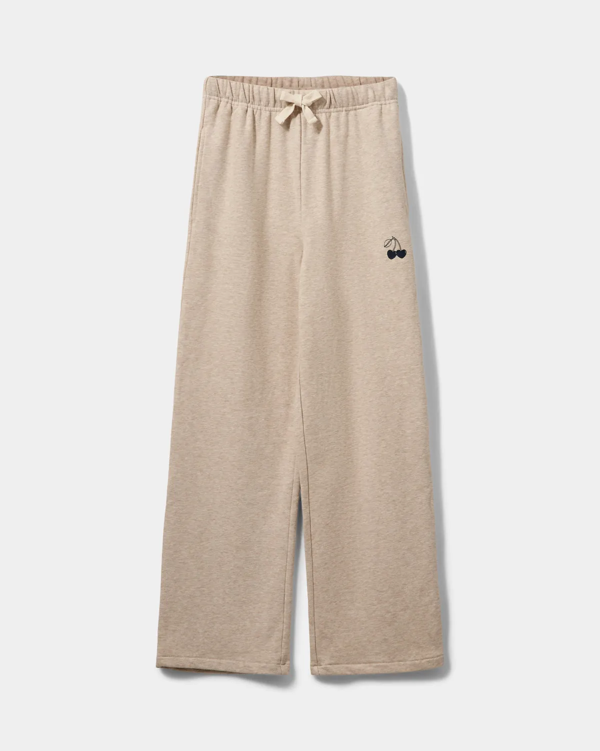 GABBISY SWEATPANTS - Beige Melange