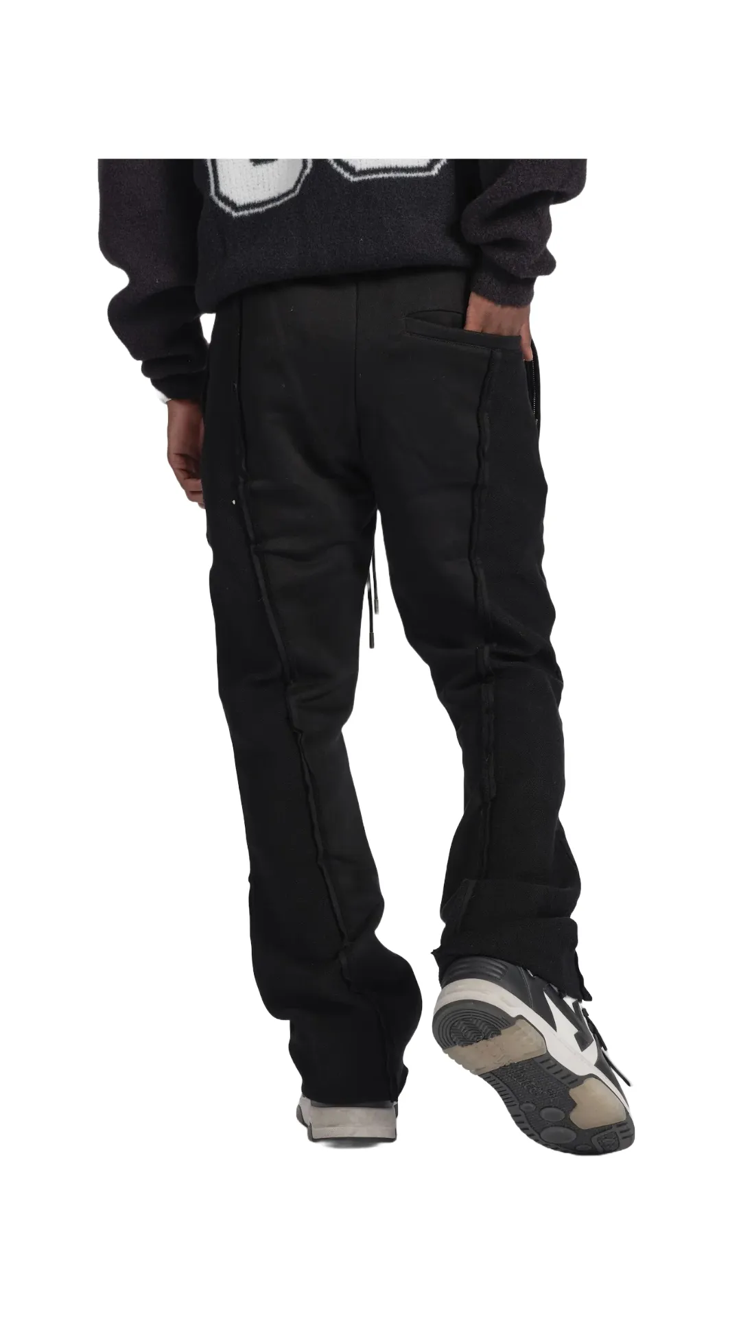 GALA CHOP SWEATS (BLACK)