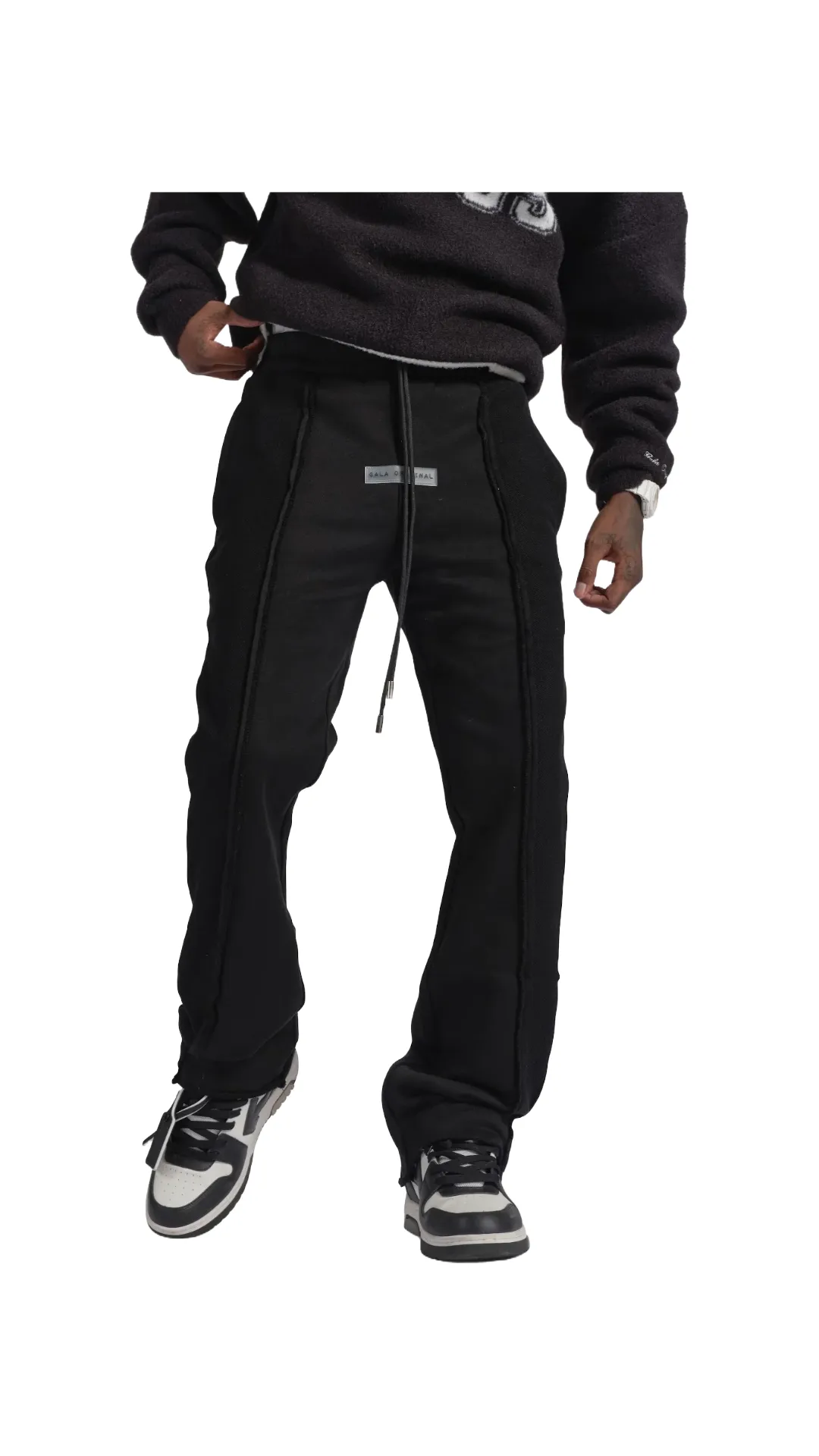 GALA CHOP SWEATS (BLACK)