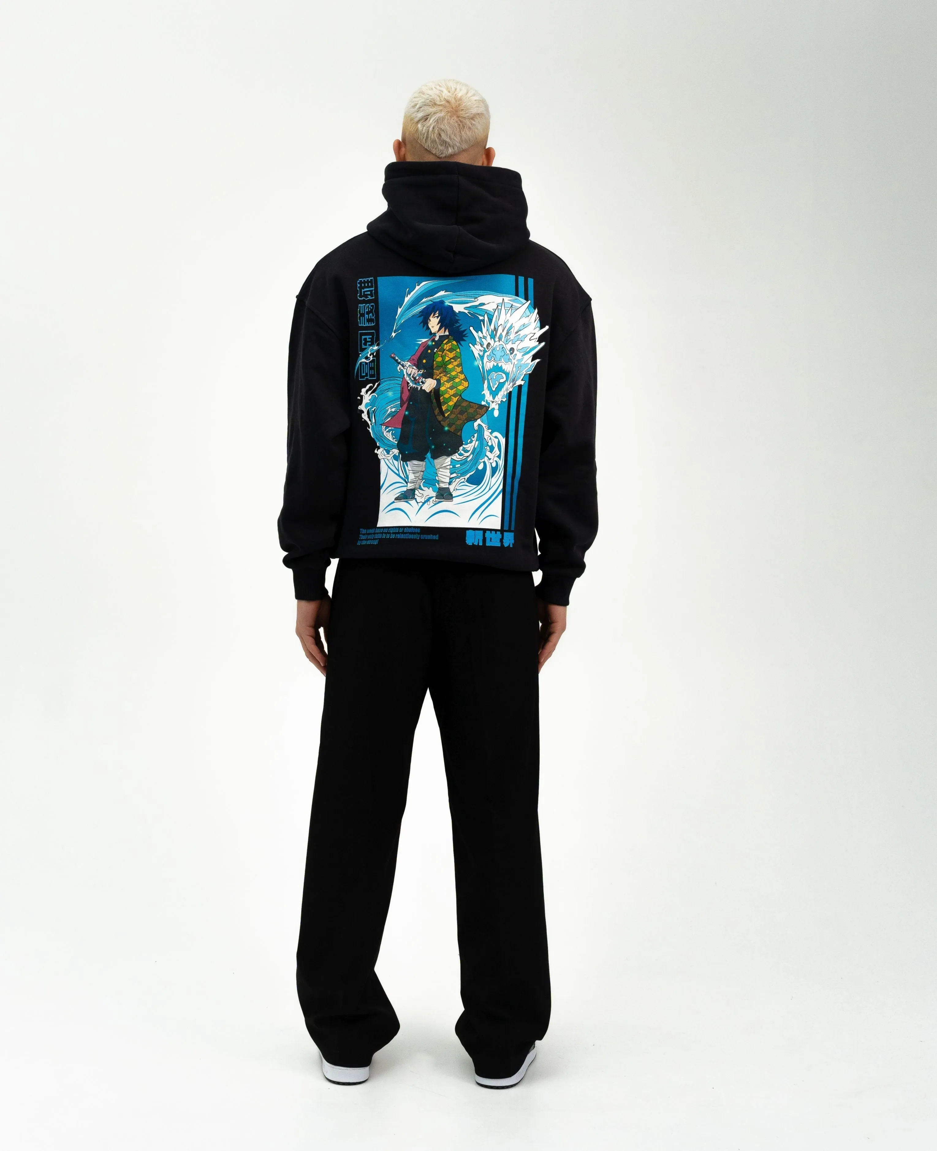 Giyu X Water Dragon - Demon Slayer Hoodie