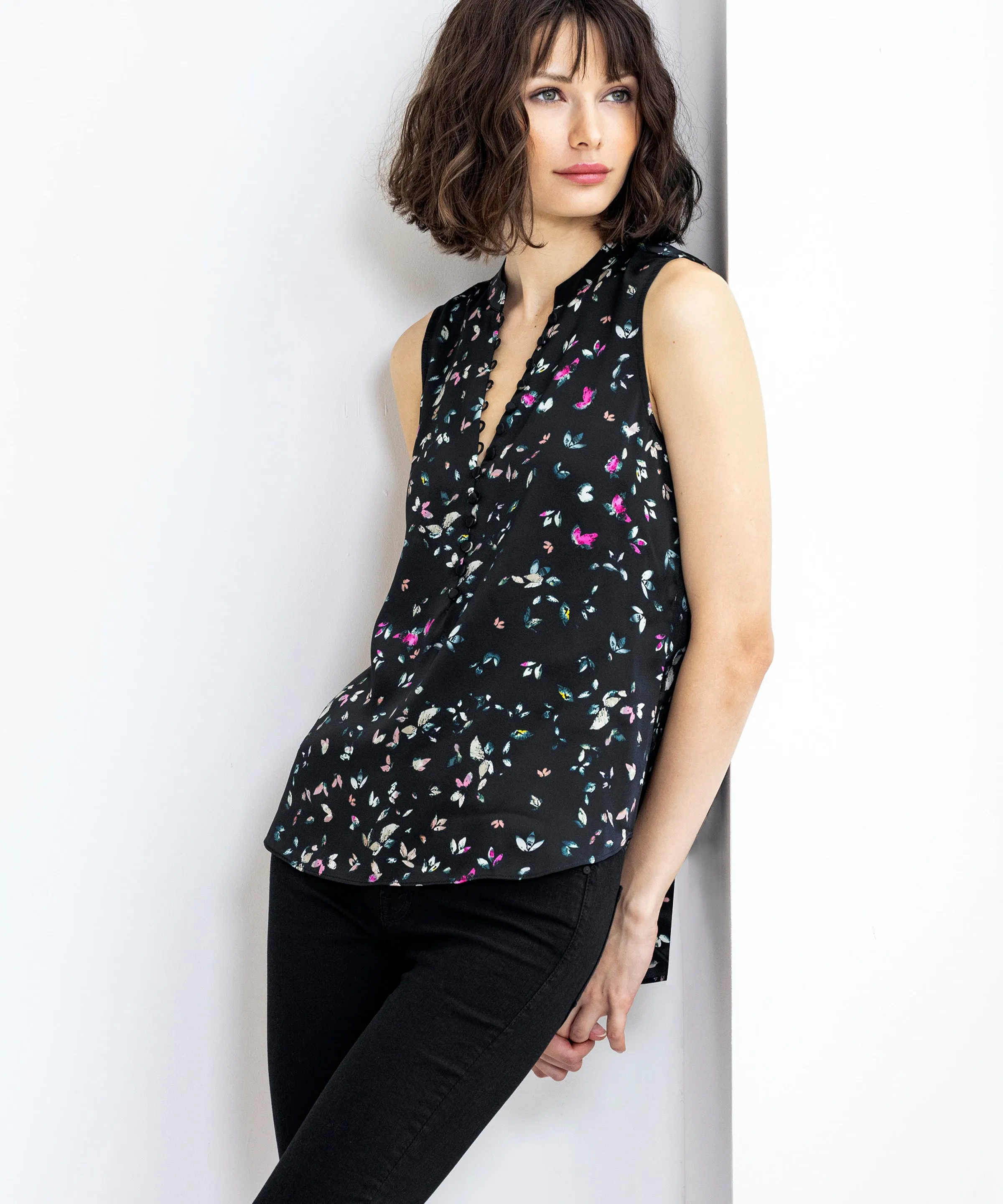 go button up shell print