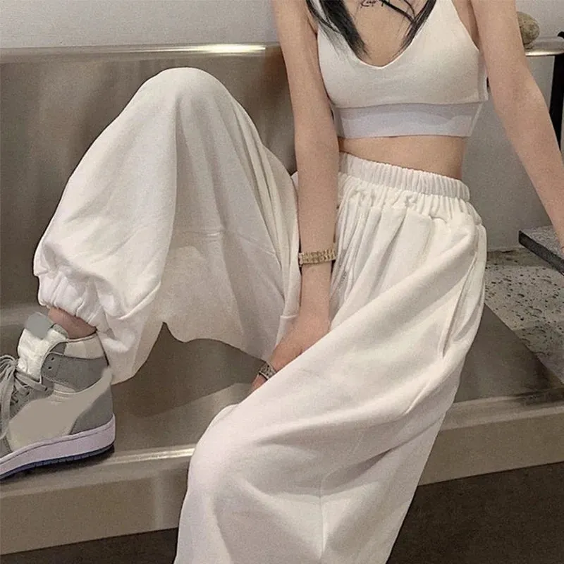 Gray Oversized Baggy Sweatpants