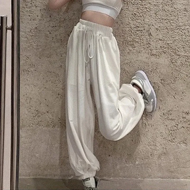 Gray Oversized Baggy Sweatpants