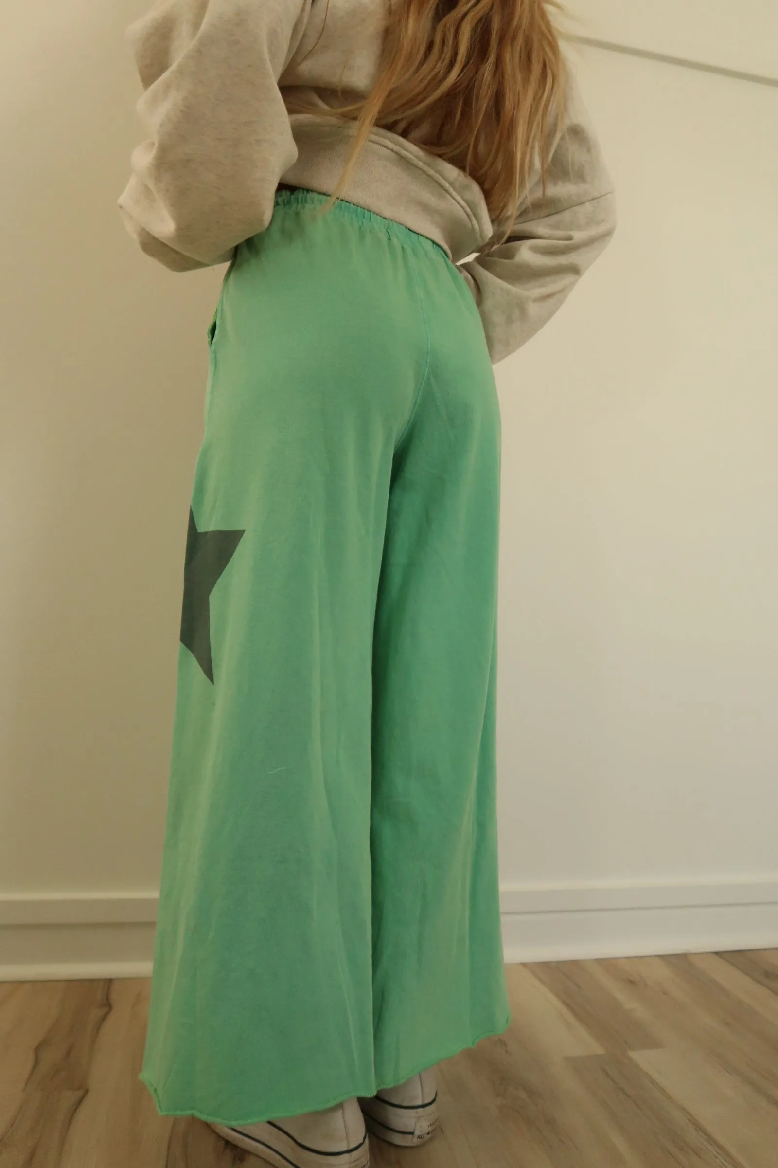 Green gal Star Crop Pant