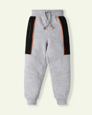 Grey Colorblock Sweatpants
