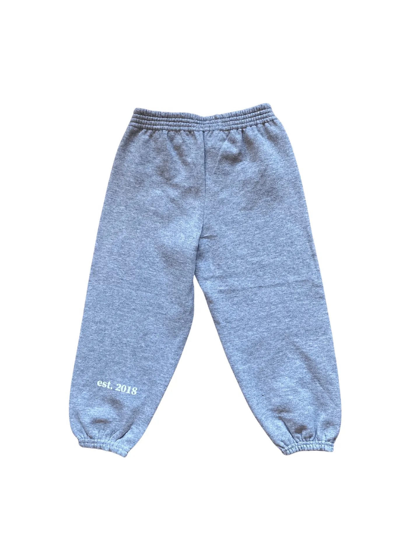 GREY "EST. 2018" SWEATPANTS