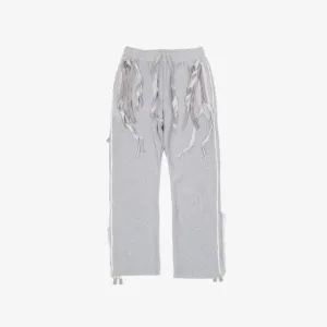GREY TAPE SWEATPANTS
