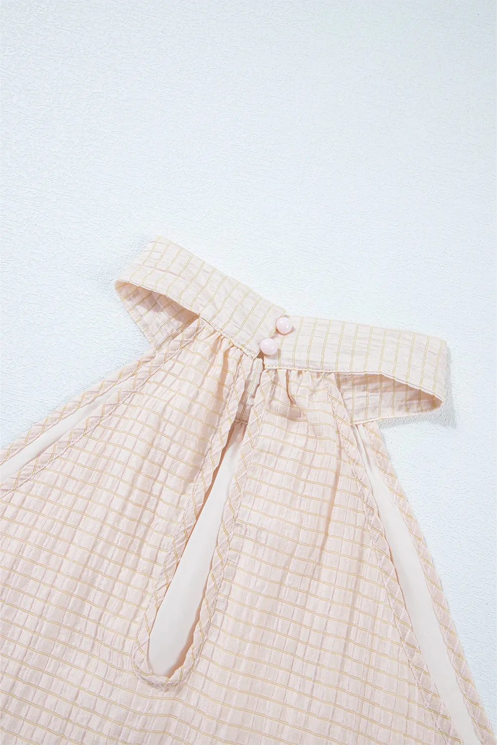 Halter Button Sleeveless Top