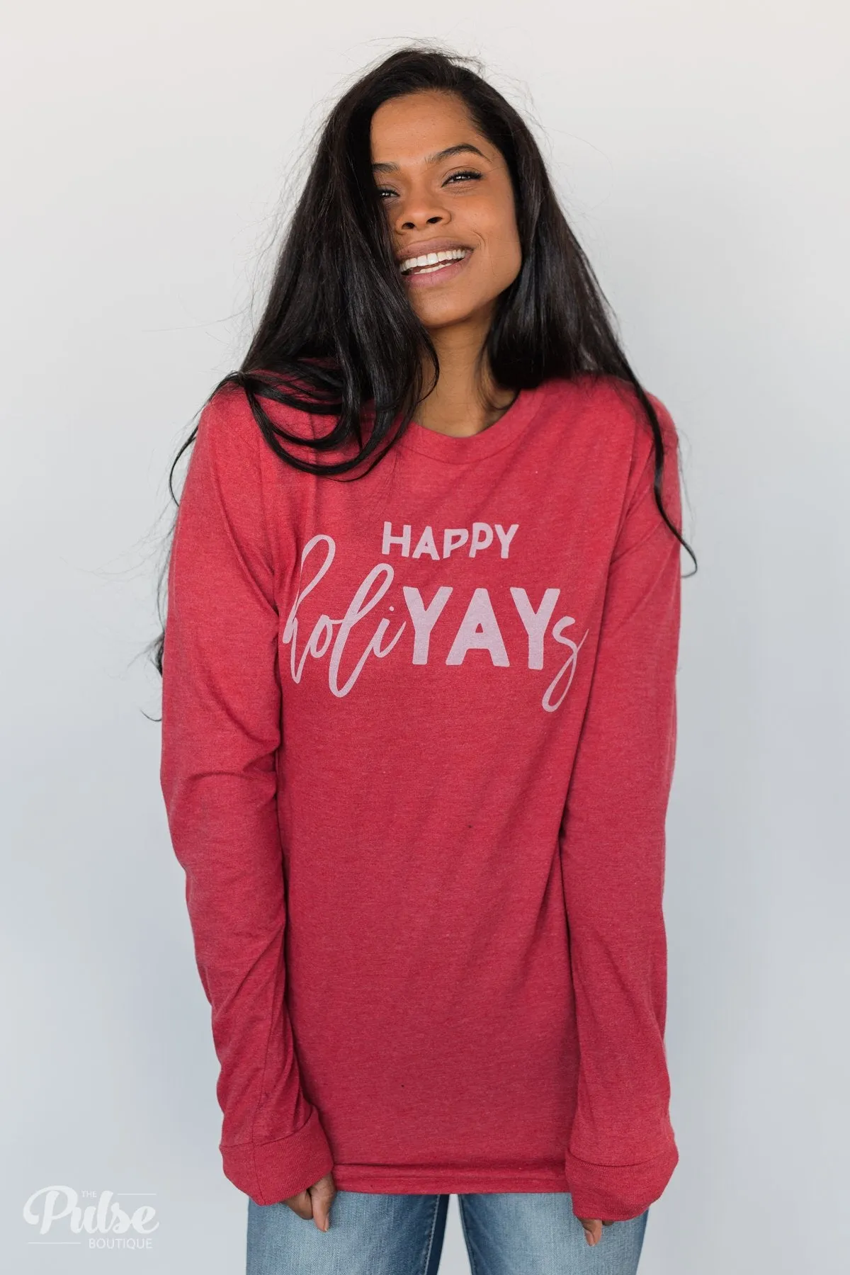 Happy Holiyays Long Sleeve Top