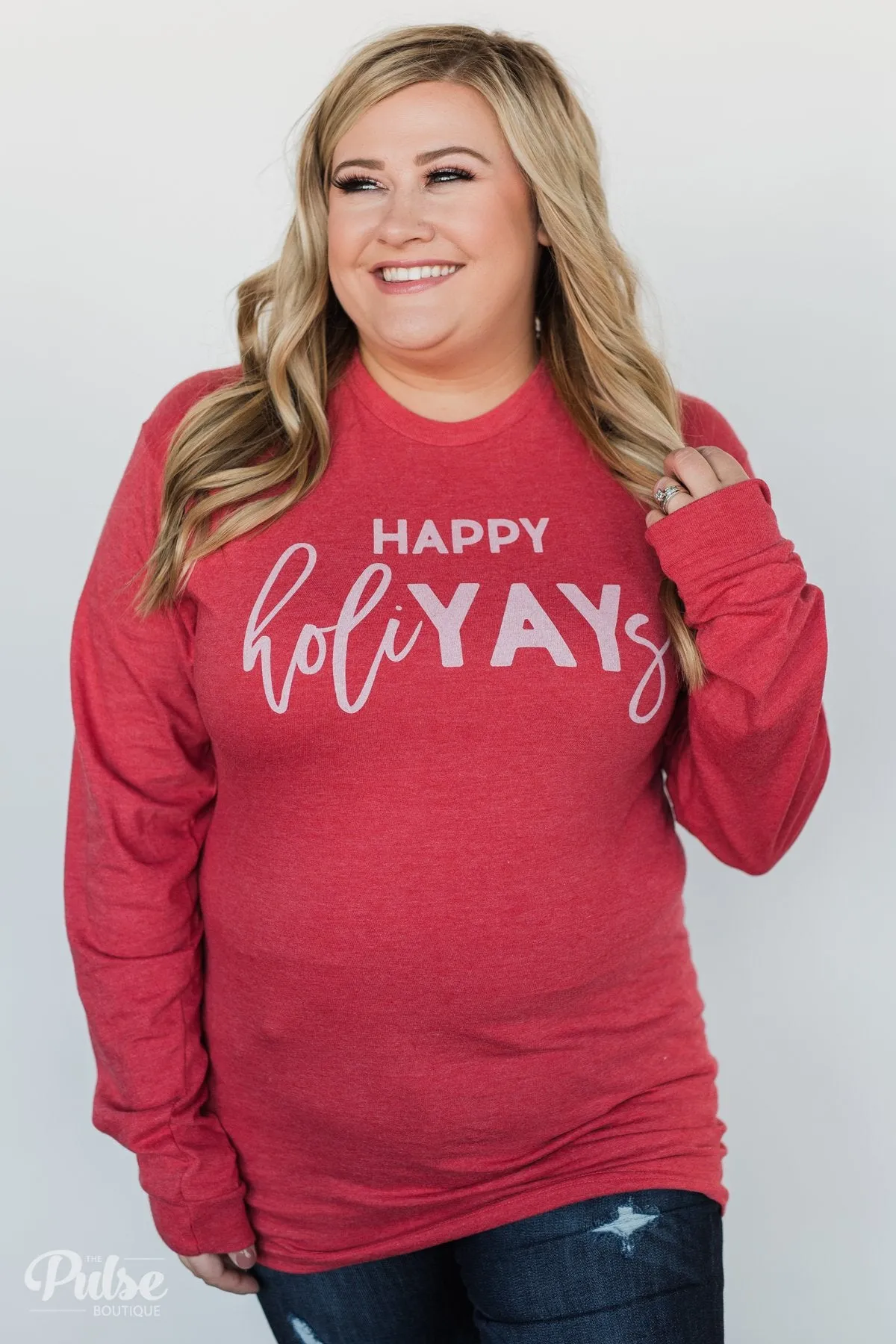 Happy Holiyays Long Sleeve Top