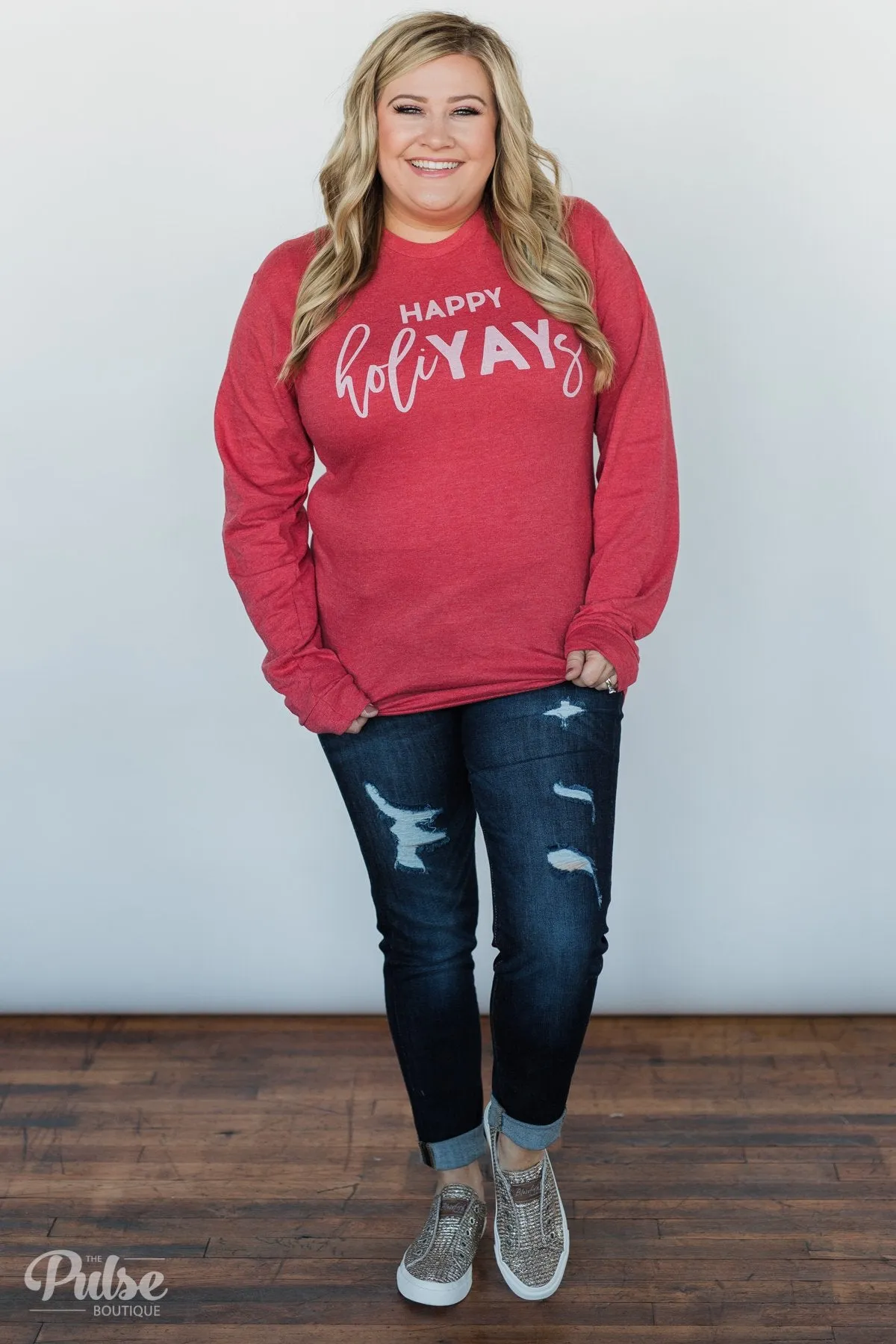 Happy Holiyays Long Sleeve Top