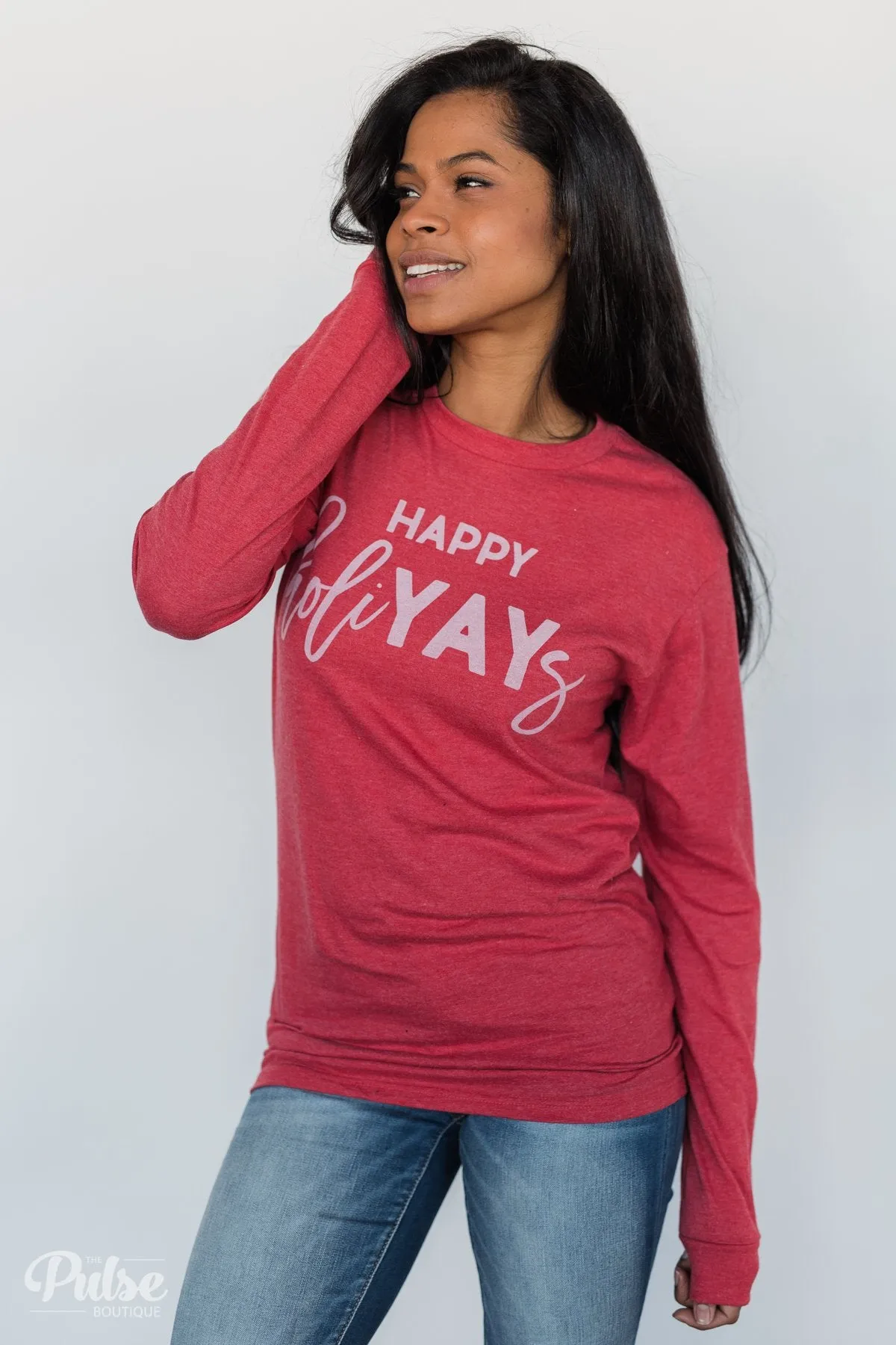 Happy Holiyays Long Sleeve Top