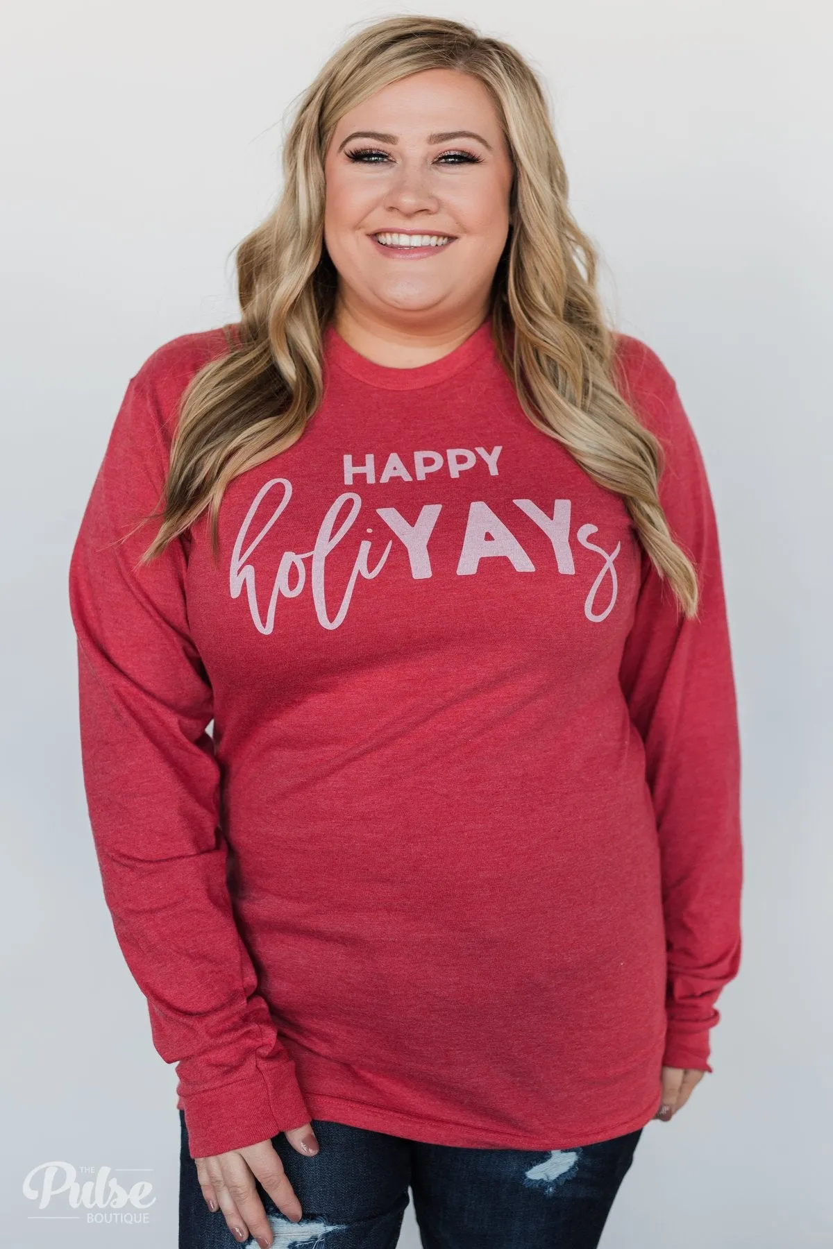 Happy Holiyays Long Sleeve Top