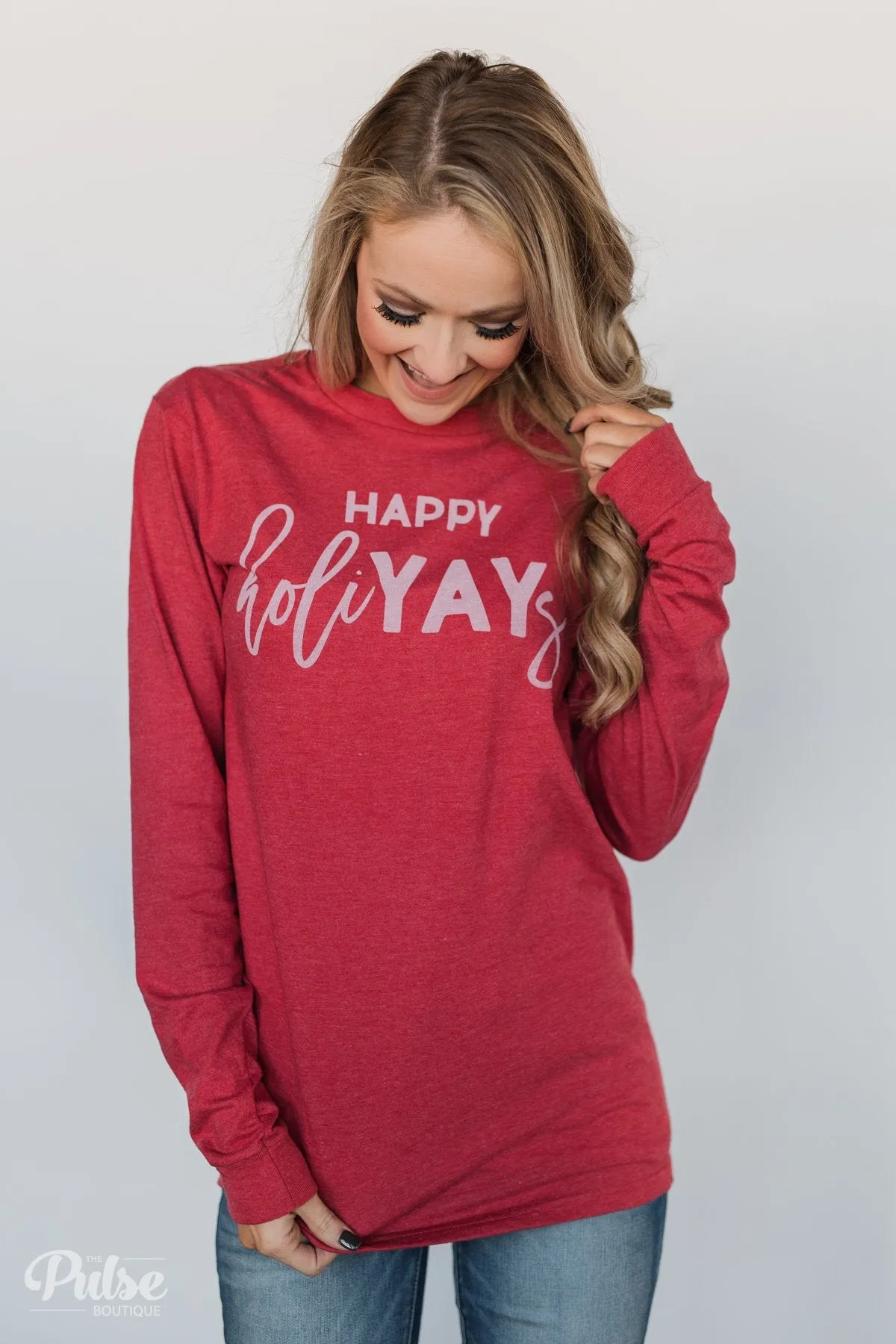 Happy Holiyays Long Sleeve Top