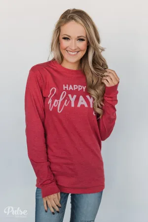 Happy Holiyays Long Sleeve Top