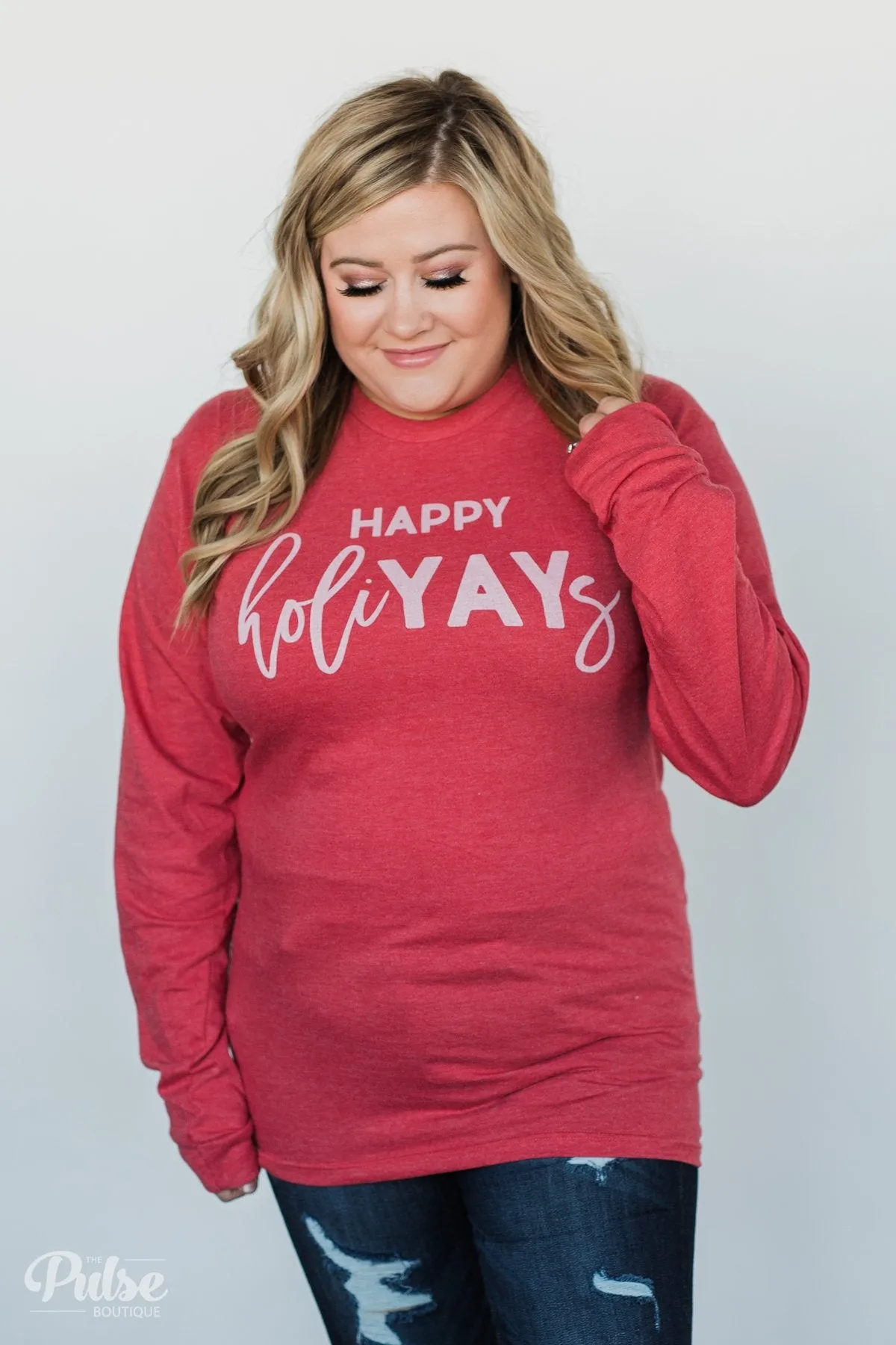 Happy Holiyays Long Sleeve Top