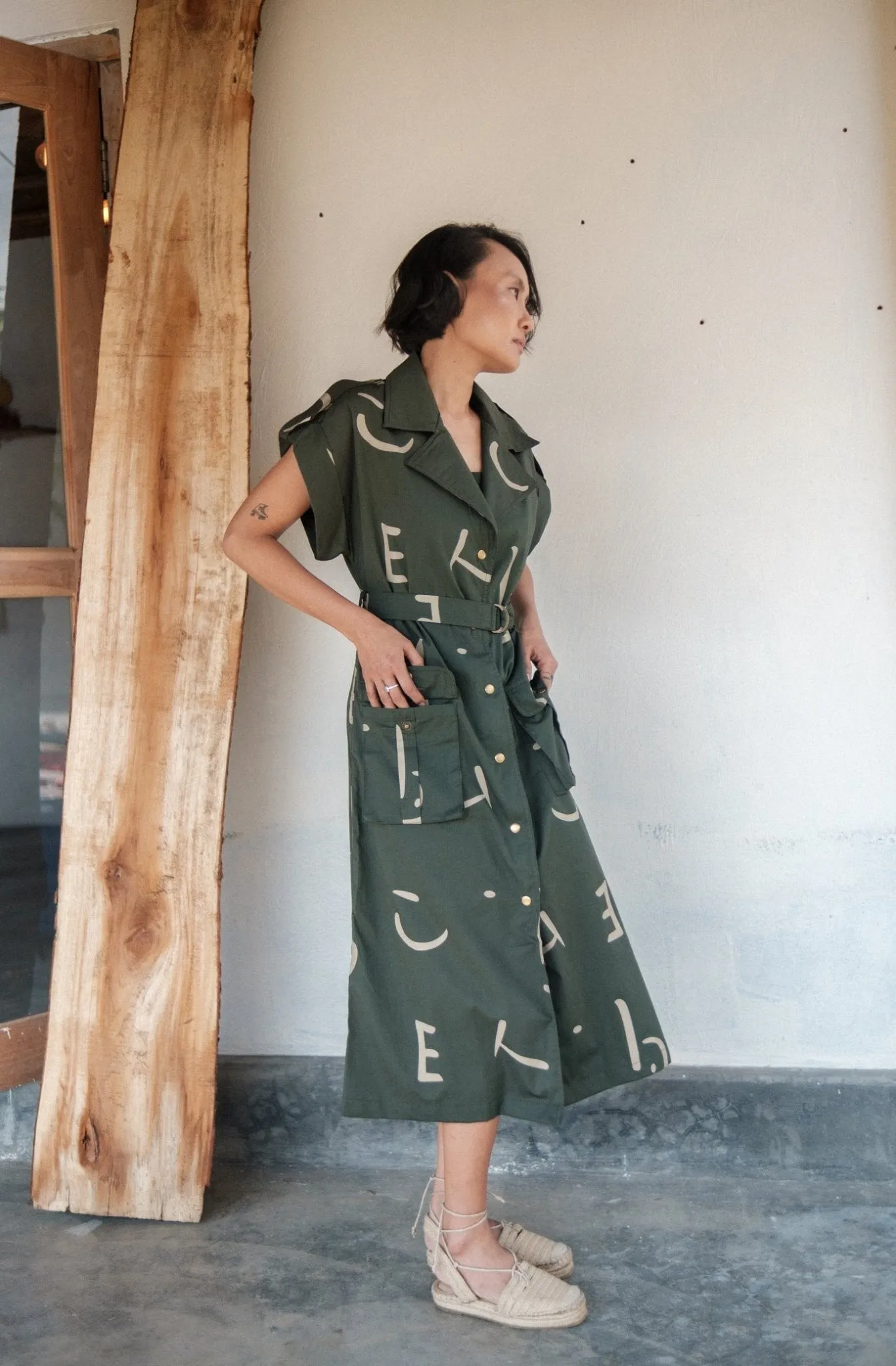 Harajuku Trench - Printed