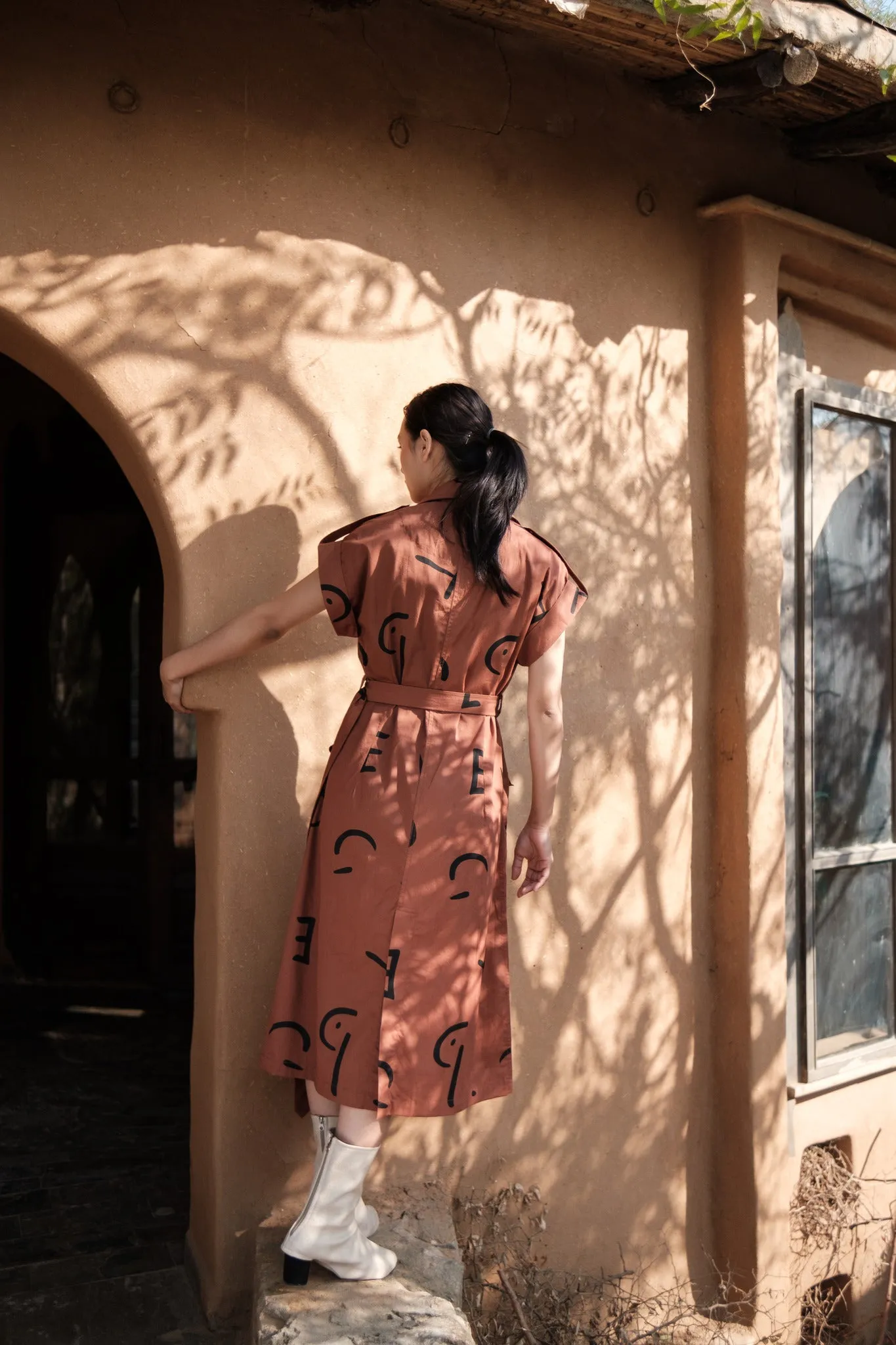 Harajuku Trench - Printed