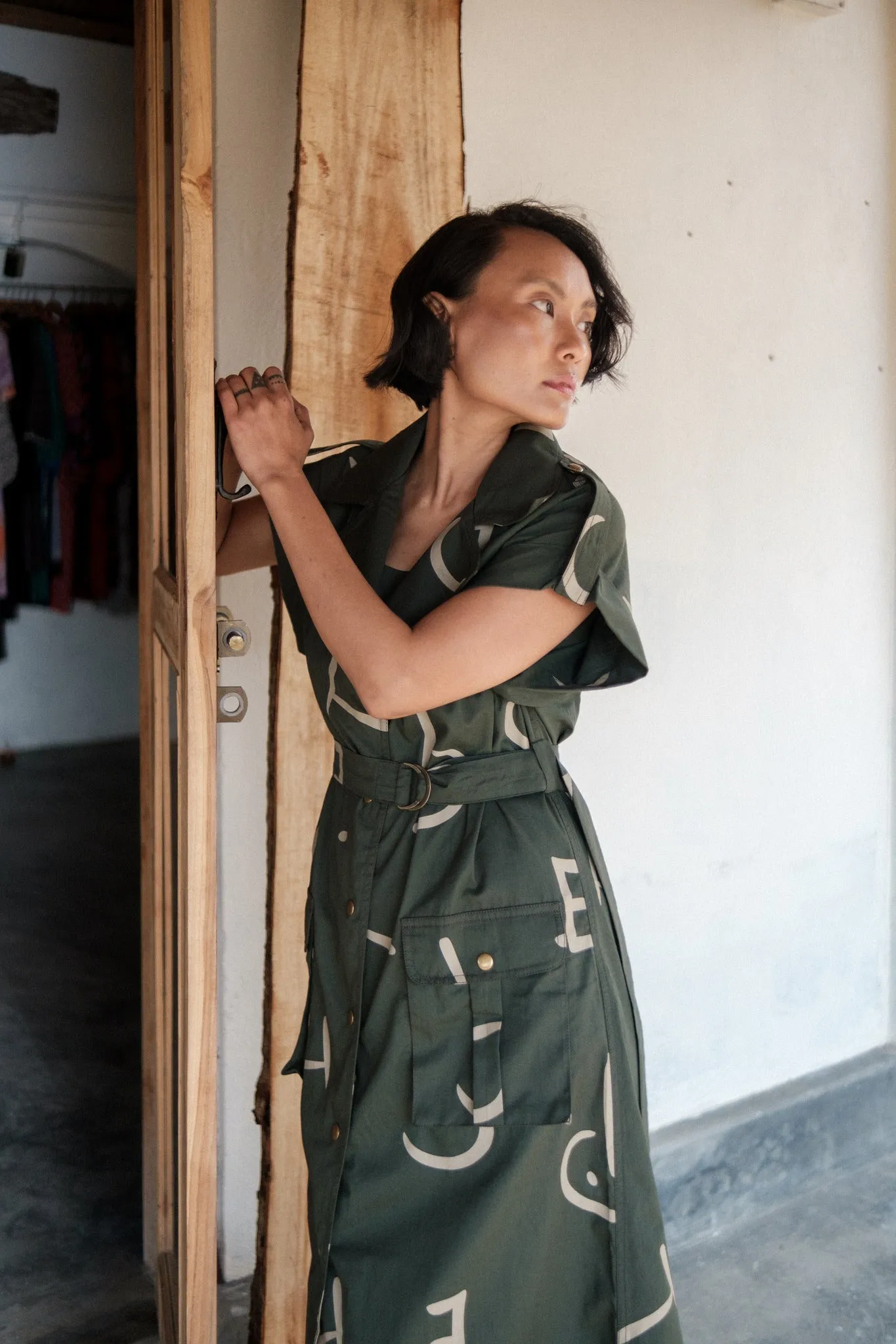 Harajuku Trench - Printed