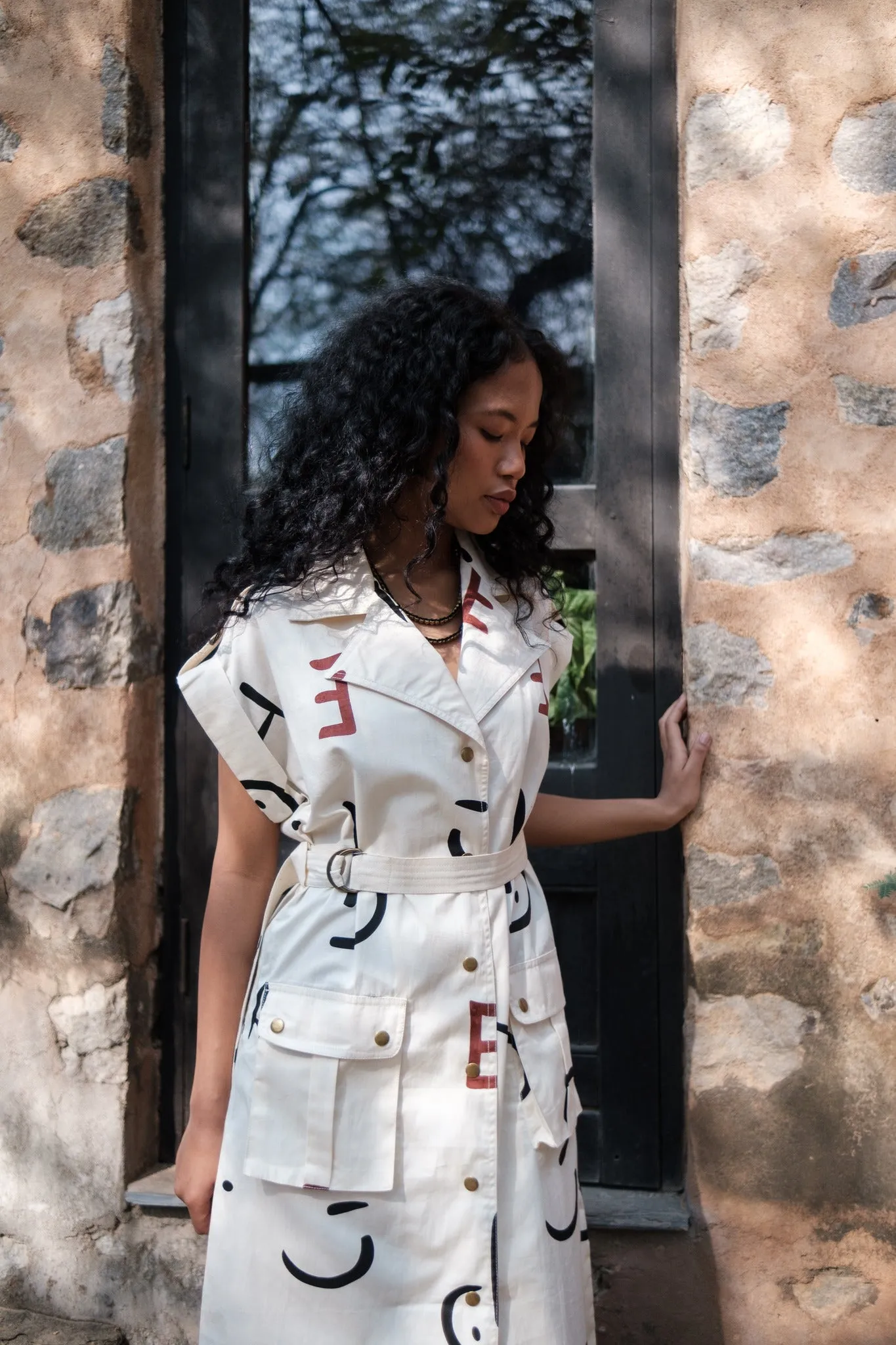 Harajuku Trench - Printed