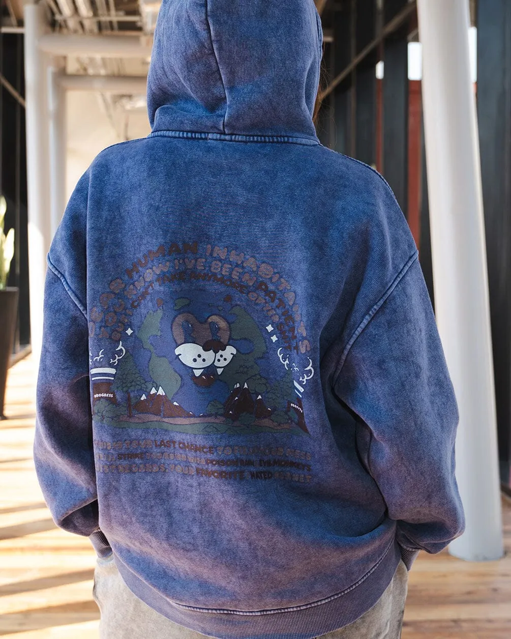 Hated Planet Washed Hoodie