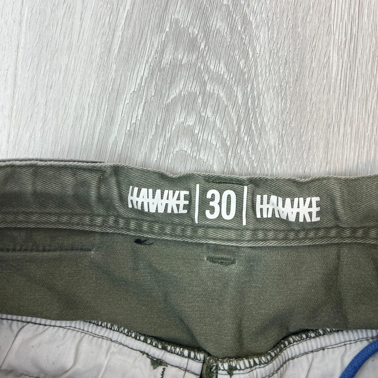 HAWKE Mens Green Tapered Jogger Jeans Size 30