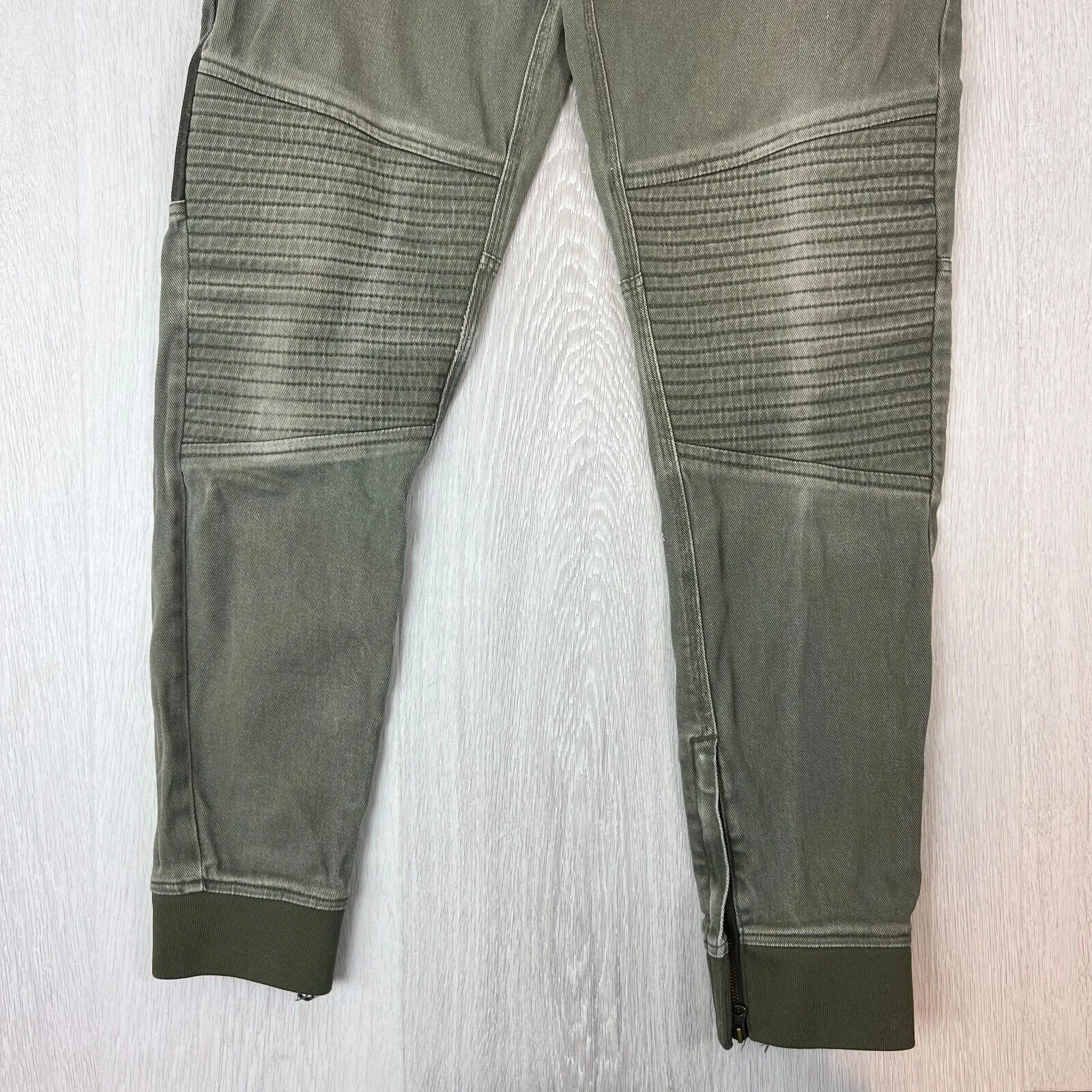 HAWKE Mens Green Tapered Jogger Jeans Size 30