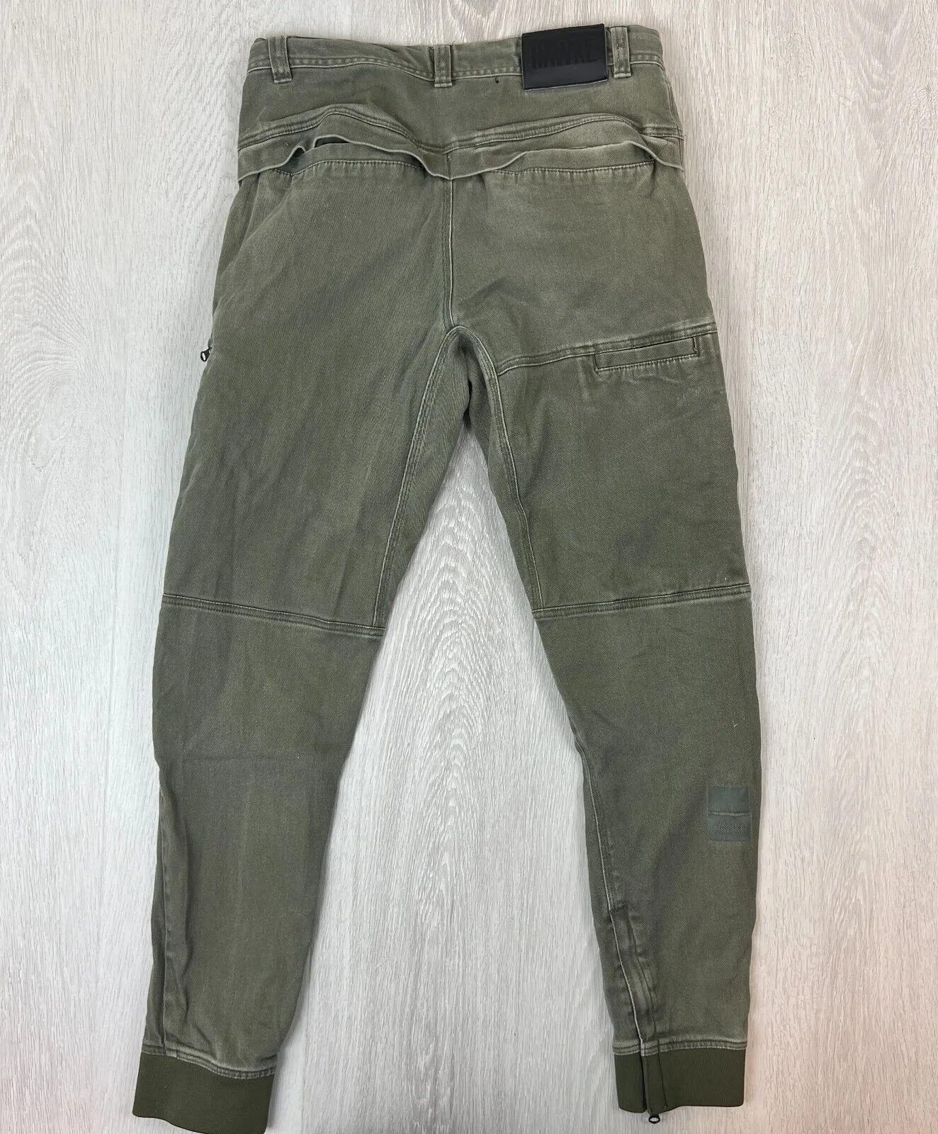 HAWKE Mens Green Tapered Jogger Jeans Size 30