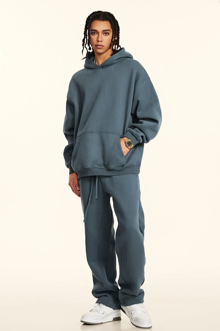 Haze Blue Oversized Hoodie and Jogger Set