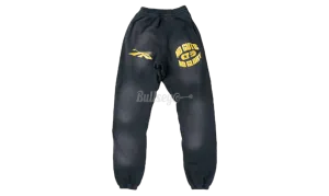 Hellstar Studios No Guts No Glory Midnight Dye Black Sweatpants