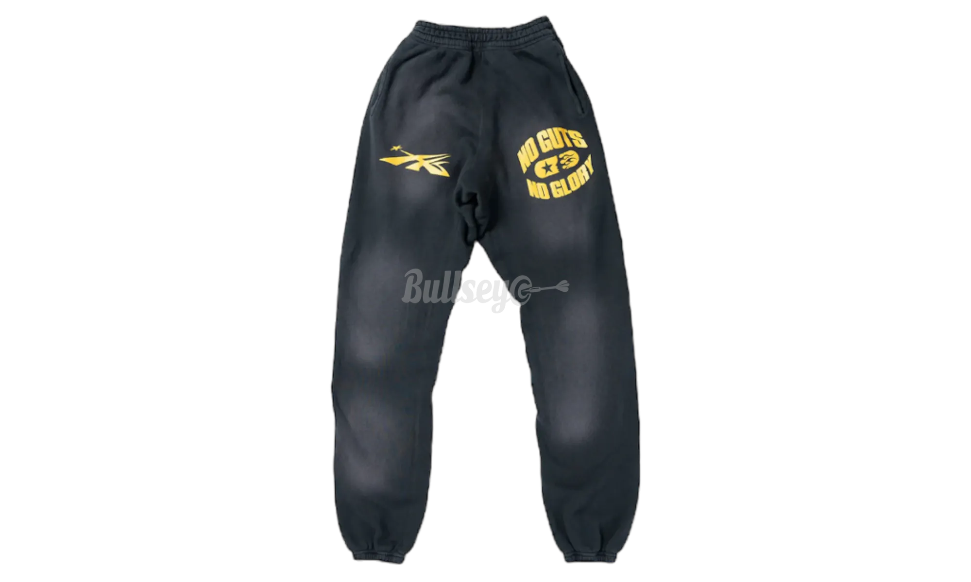 Hellstar Studios No Guts No Glory Midnight Dye Black Sweatpants