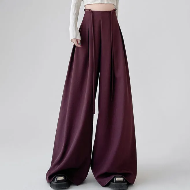 High Waist Drooping Loose Loose Trousers Casual Pants